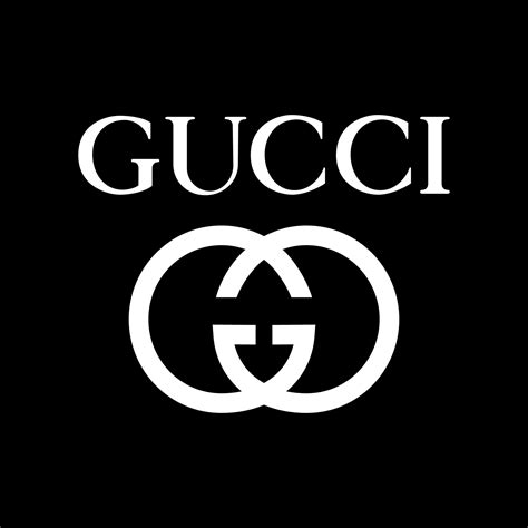 gucci logo white on black|gucci printable logo.